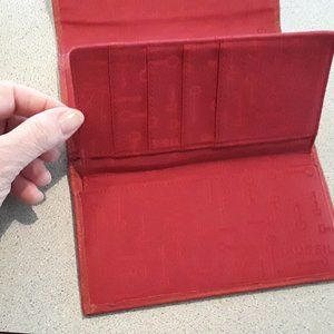 Fossil Red clutch wallet
